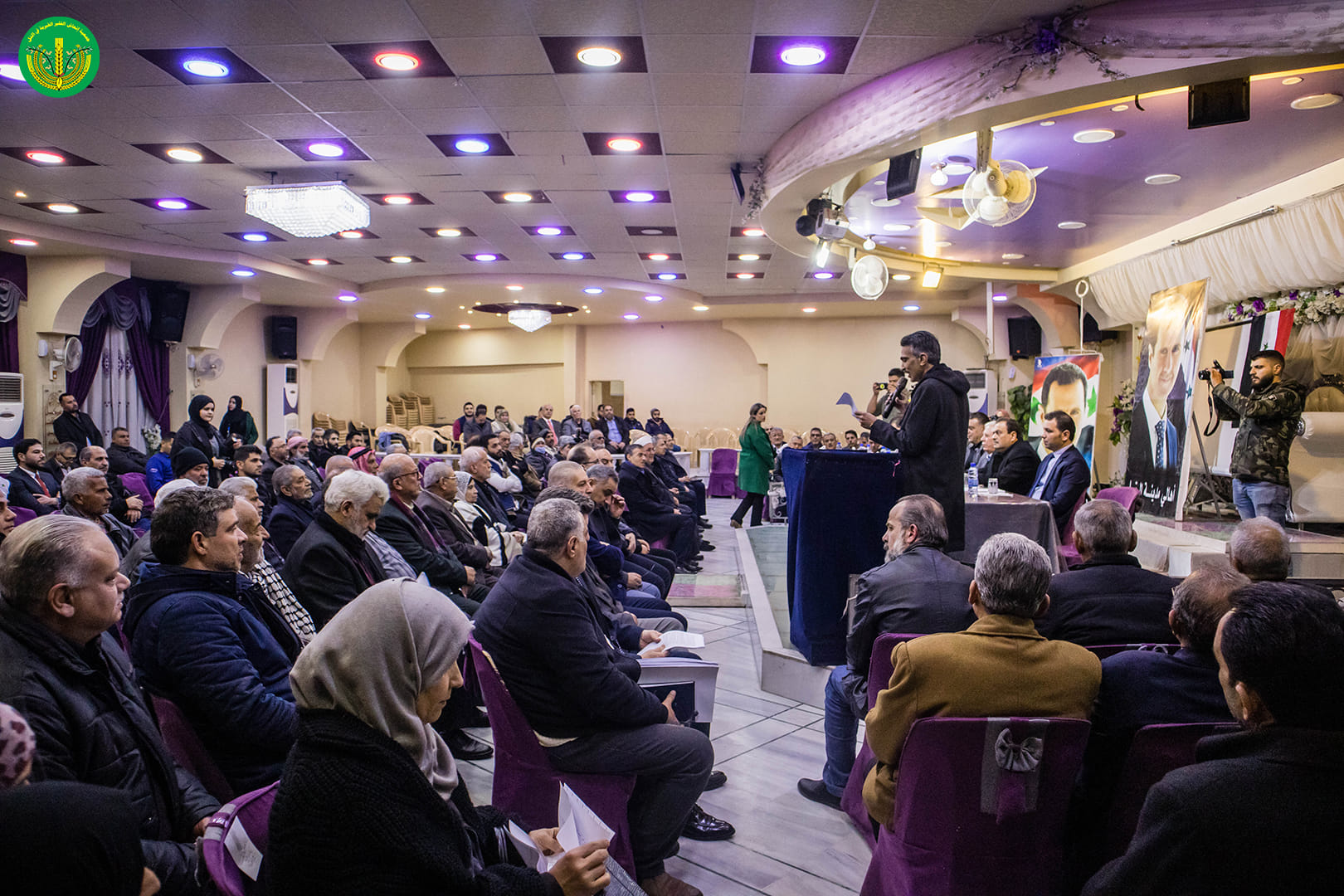 زيارةٍ كريمة ومهمه في لقاءٍ جماهيري من محافظ ريف دمشق